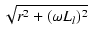 $\displaystyle \sqrt{{r^2 + (\omega L_l)^2}}$